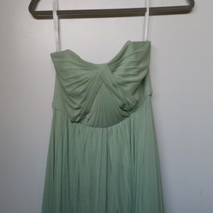 David's Bridal Bridesmaid Dress Meadow Green